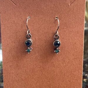 Vintage Patricia Locke Silver Dangle Earrings